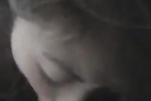 Japanese cute black haired Married slut gave astounding oral pleasure late in the evening