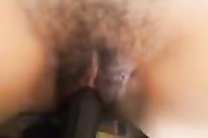 Fucking Jamaican BBC slut in her hairy muff
