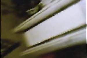 Skinny brunette hair honey from Europe showing her fur pie