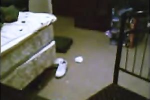 Skinny brunette hair honey from Europe showing her fur pie