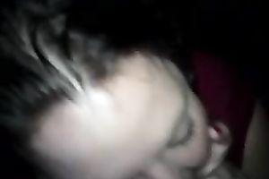 Deep face hole of my recent girlfriend who loves to take up with the tongue balls