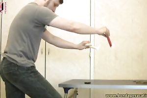 Lovely white skin white bitch getting leaked with sexy wax