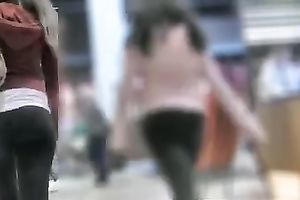 Admirable chick in tight leggings caught my attention