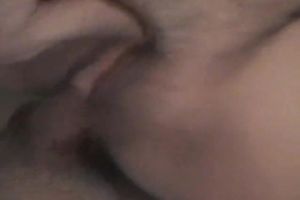 Alluring large breasted brunette hair sexpot Christi rides BF's beefy knob