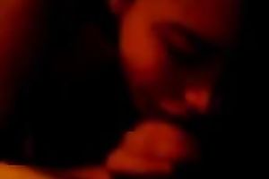 My marvelous dark brown GF engulfing and riding my hard shlong