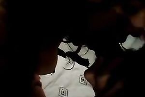 My marvelous dark brown GF engulfing and riding my hard shlong