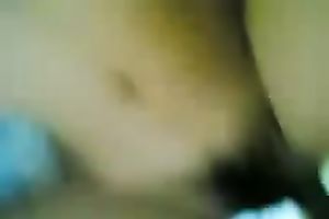 Nailing Asian girl's hairy fur pie in a missionary position