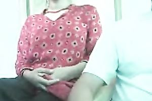 Indian webcam temptress showing off her large moist whoppers