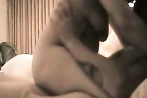 Torrid dilettante large bottomed wifey of my buddy rides him on top