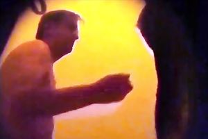 Old chap fingerfucked recent constricted cookie of charming brunette hair Married slut