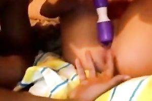 Torrid amateur wife of my ally can't live without when she is got time to pet herself with toy