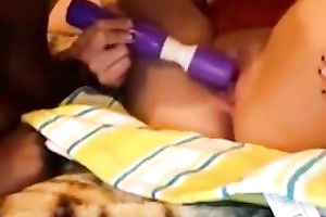 Torrid amateur wife of my ally can't live without when she is got time to pet herself with toy