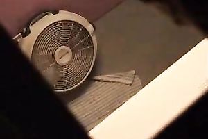 Hidden livecam movie scene from solarium, slender mamma receives stripped