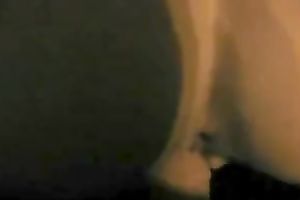 Gorgeous appealing dark brown cowgirl was busy with engulfing my buddy's cock