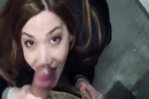 Wonderful ideal dark head got facial spunk fountain after blowing my rod