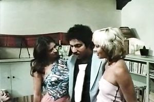 Blonde playgirl loved her friend's big cock sticked into her fur pie