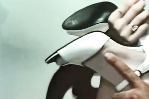 Blonde playgirl loved her friend's big cock sticked into her fur pie