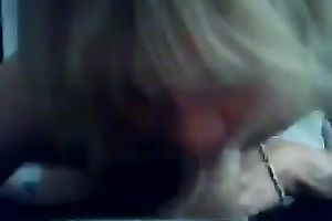 Blond haired aged floozy provided my buddy with a terrific oral-stimulation