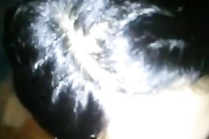 Cute all natural topless brunette hair gal happily sucked my buddy's dick