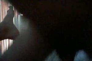 I hold her legs wide open during the time that fucking her in missionary style