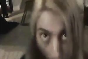 Blonde sweetheart provided my dark colleague with a actually fleshly BJ