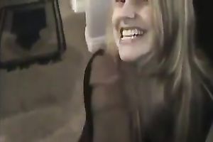 Blonde sweetheart provided my dark colleague with a actually fleshly BJ