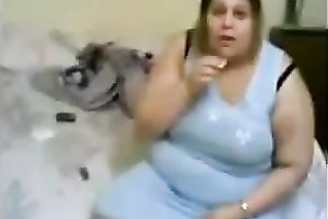 Hot abdomen dance by 2 non-professional busty hotties