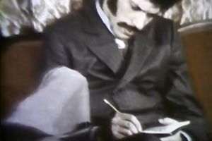 Dark head immodest tramp is willing to serve several palpitating jocks at one time