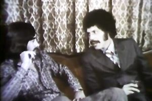 Dark head immodest tramp is willing to serve several palpitating jocks at one time