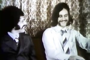 Dark head immodest tramp is willing to serve several palpitating jocks at one time