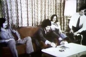 Dark head immodest tramp is willing to serve several palpitating jocks at one time