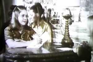 Dark head immodest tramp is willing to serve several palpitating jocks at one time