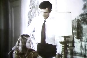 Dark head immodest tramp is willing to serve several palpitating jocks at one time