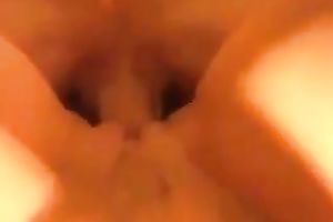 Hot missionary fuck of my buddy and his voracious for big O wifey