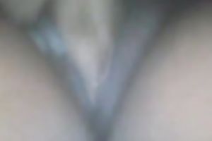 Petting my puffy ebon wet crack with fancy pink fake penis