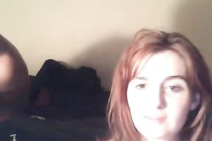 European red haired slutwife gives oral to one black guy