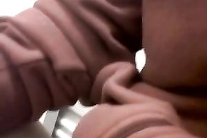 Really closeup scene of the movie scene when I poked myself with a sex tool