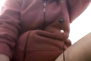 Really closeup scene of the movie scene when I poked myself with a sex tool