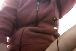 Really closeup scene of the movie scene when I poked myself with a sex tool