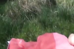 Exploring my wife's ravishing and palatable looking fur pie as I finger it