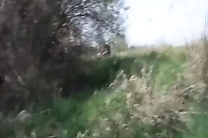 Exploring my wife's ravishing and palatable looking fur pie as I finger it