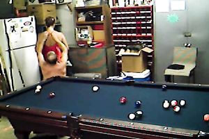 Having a hawt time with my chubby aged black cock sluts after playing snooker