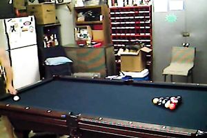 Having a hawt time with my chubby aged black cock sluts after playing snooker