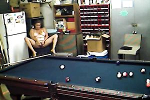 Having a hawt time with my chubby aged black cock sluts after playing snooker