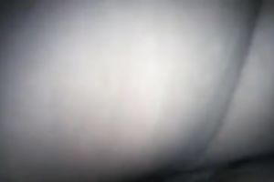 Petite hirsute snatch filmed from behind on homemade clip