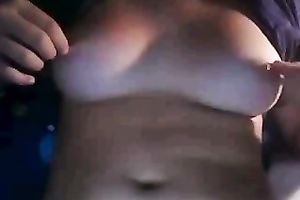 Lewd large bottomed excited anon hottie played with fur pie with belts