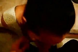 Seductive dirty slut wife engulfing large rod deepthroat in dilettante POV episode