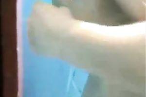 I film this random sweetheart changing clothing throug a 2 way mirror