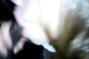 White blond college white bitch wanted to engulf a big dark dong after party