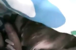 Cute legal age teenager girlfriend beneath my blanked blowing my ramrod